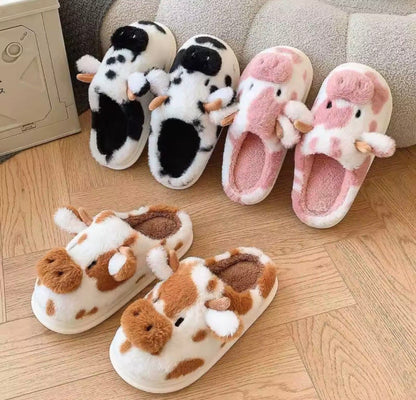 Nos pantoufles vache